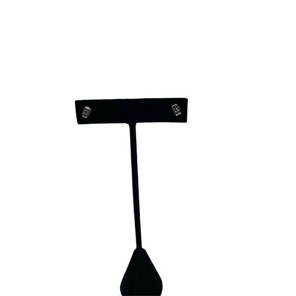 Flower Bud Ball Stud Earrings Diamond Crystal Hypoallergenic Ear Studs 8mm‎ - Picture 4 of 6